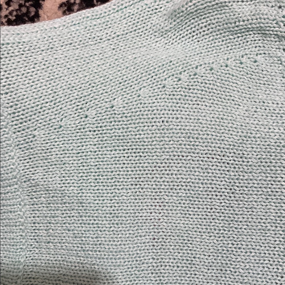 Est 1946 Mint Green Knit Sweater Top - Picture 3 of 3
